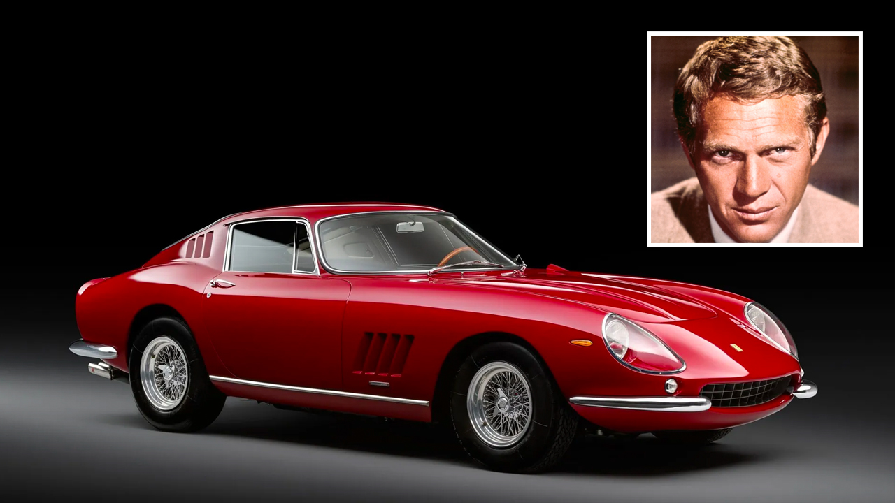 Steve McQueen’s Ferrari heads to auction