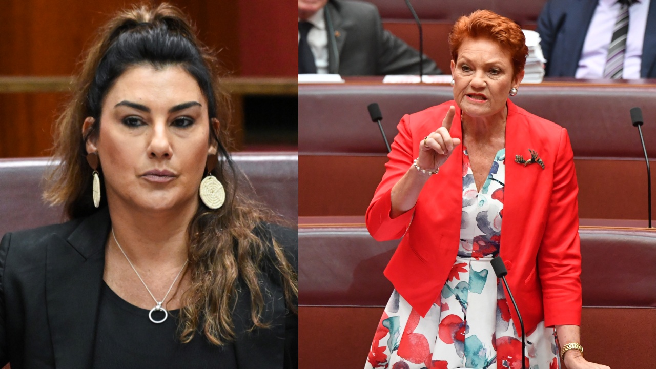 "No-one is above the law": Pauline Hanson weighs in on wild Lidia Thorpe CCTV footage