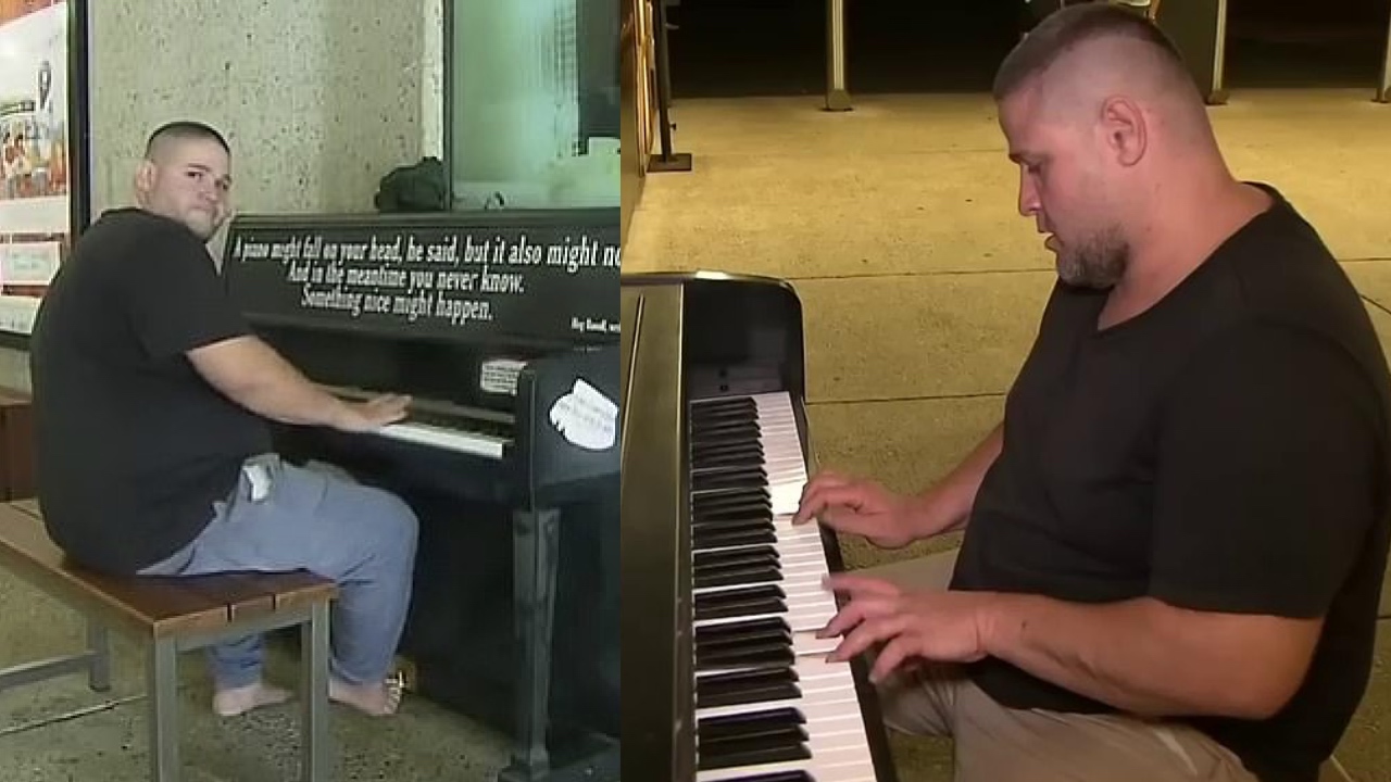 “Incredibly gifted”: Homeless man stuns with piano talents