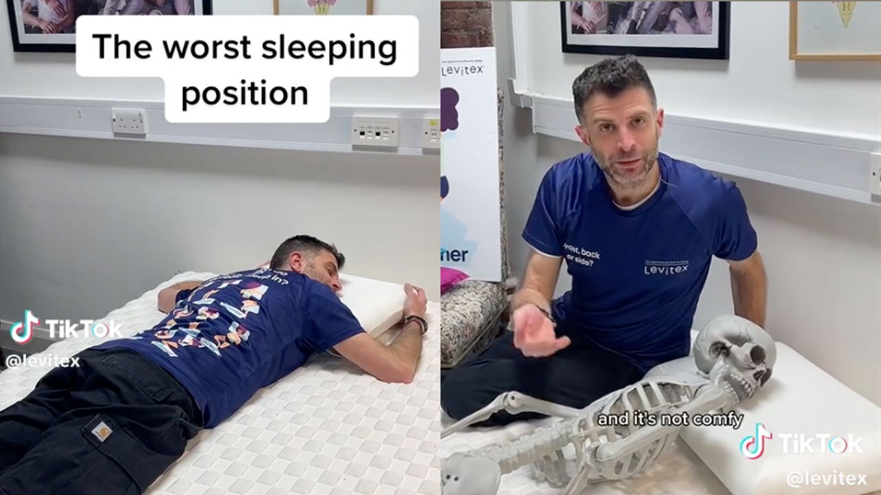 Expert reveals the worst sleeping position for your body 