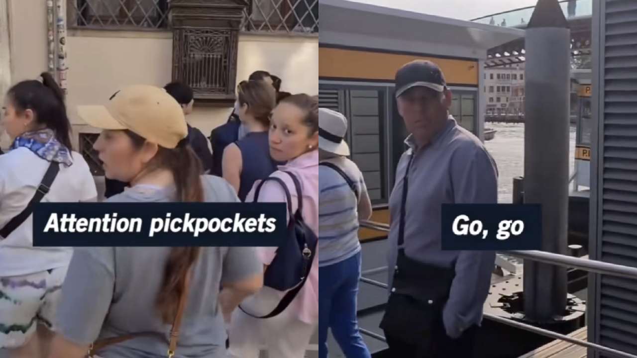Woman praised for confronting pickpockets