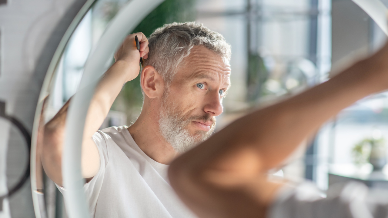 Embrace grey hair with our simple healthy hair tips
