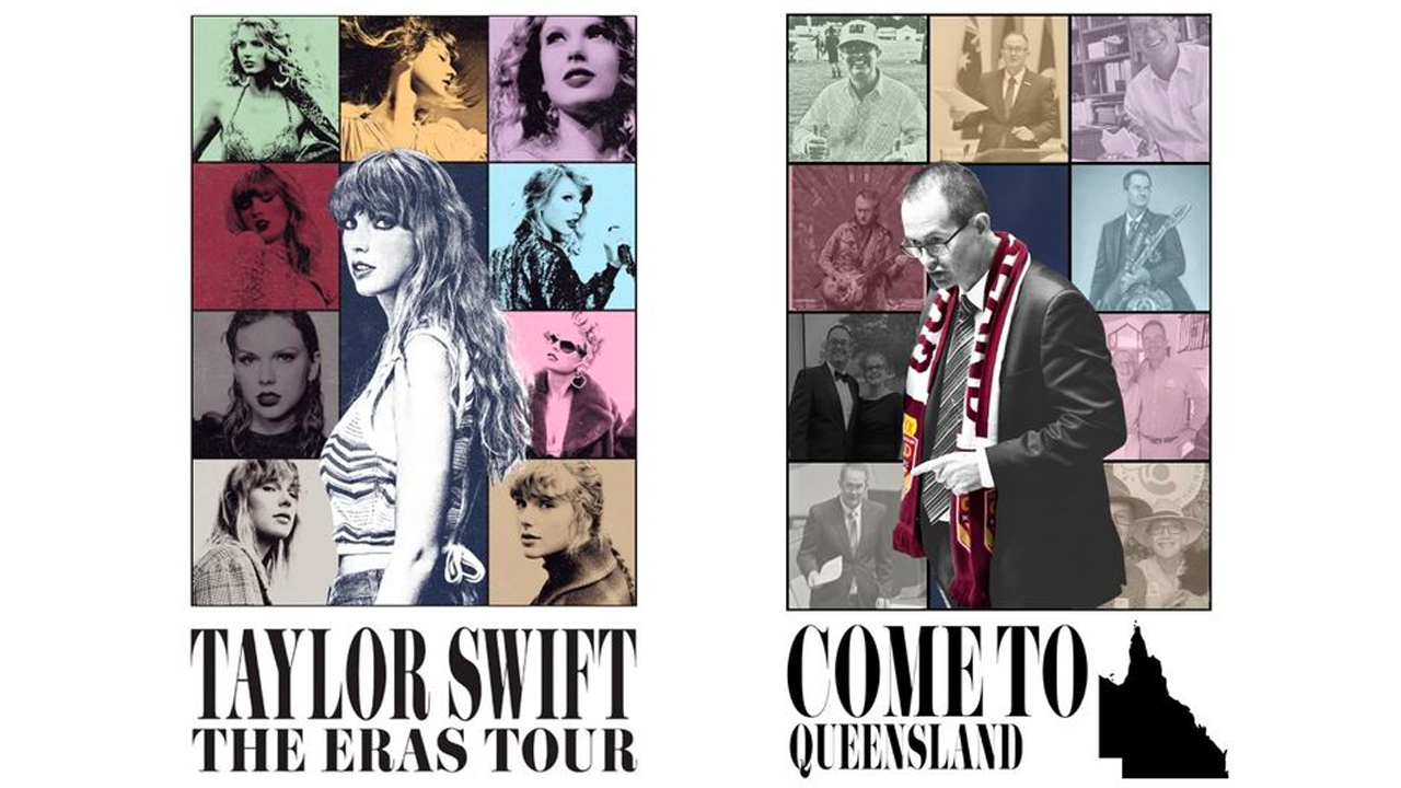 Queensland MP pleads with Taylor Swift to bring her tour to town