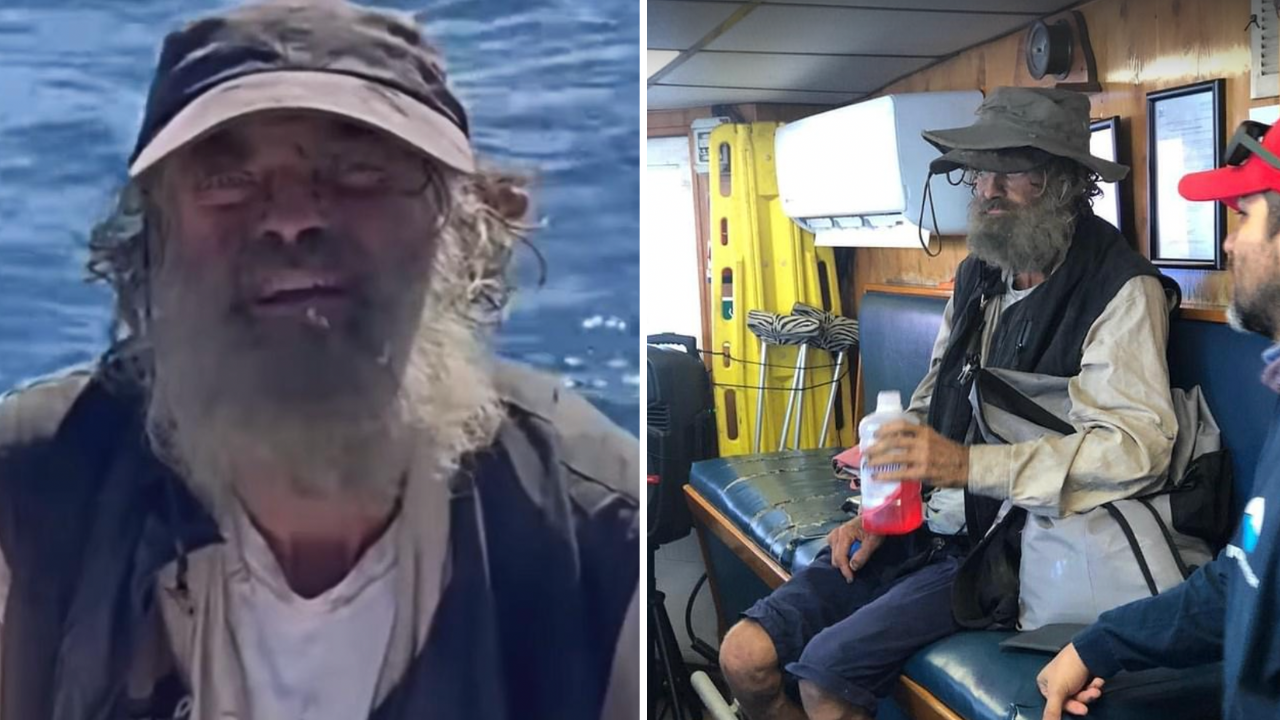 Rescued sailor speaks after being adrift for months with his dog
