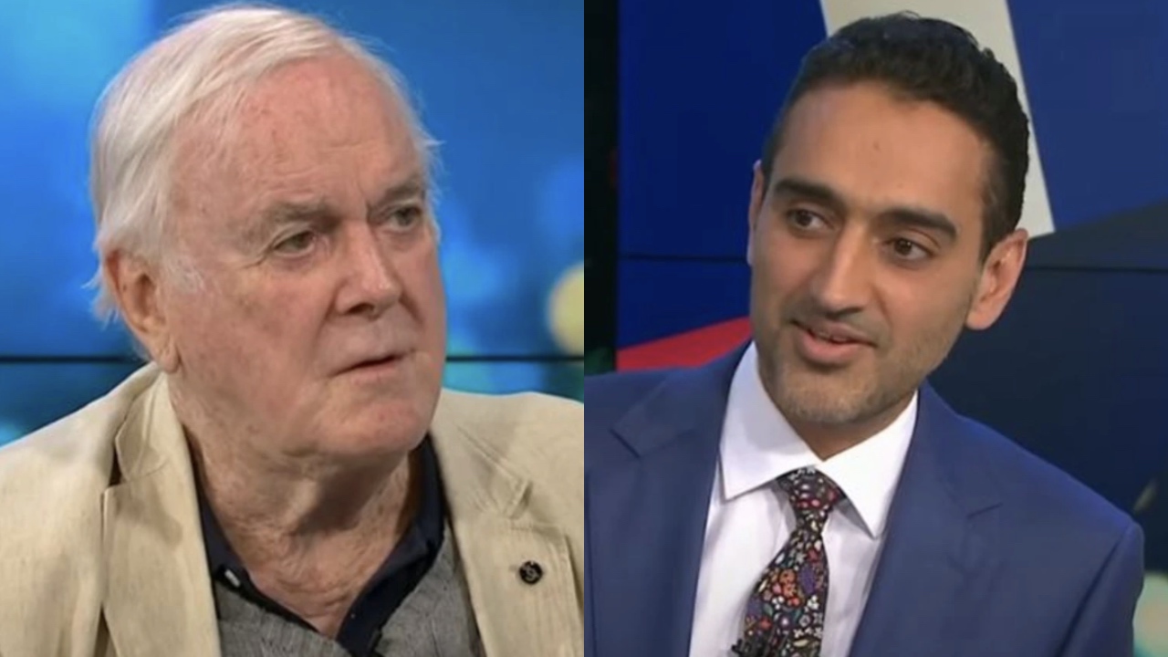 "I don't want to talk about it": John Cleese shuts down Waleed Aly