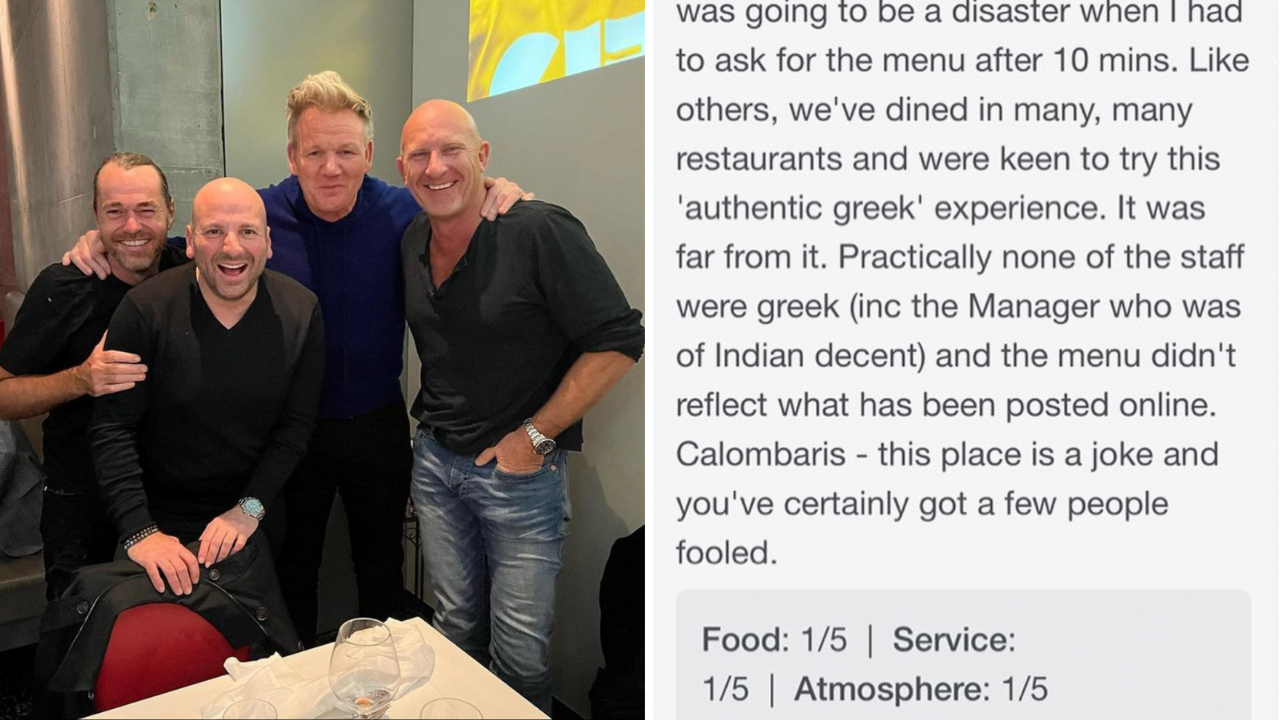 George Calombaris bans "racist" diner