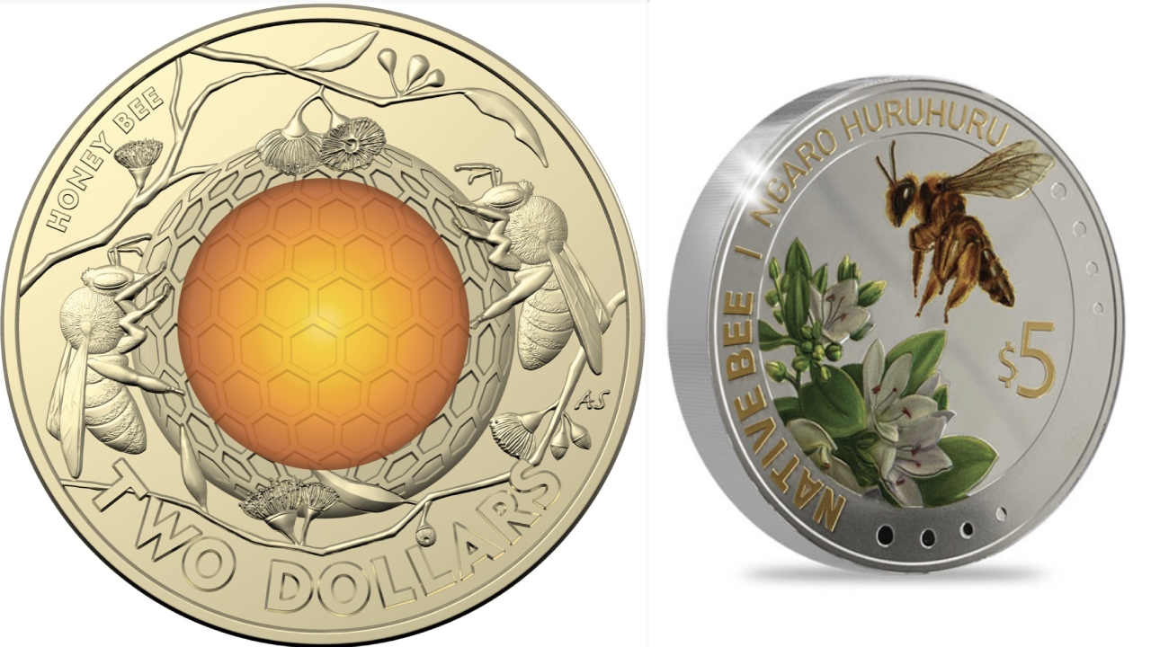 Bees have appeared on coins for millennia, hinting at an age-old link between sweetness and value