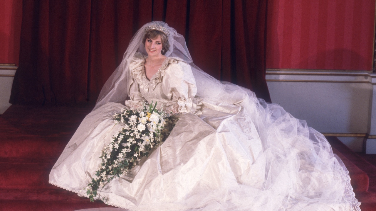 Princess Diana's never-before-seen backup wedding gown