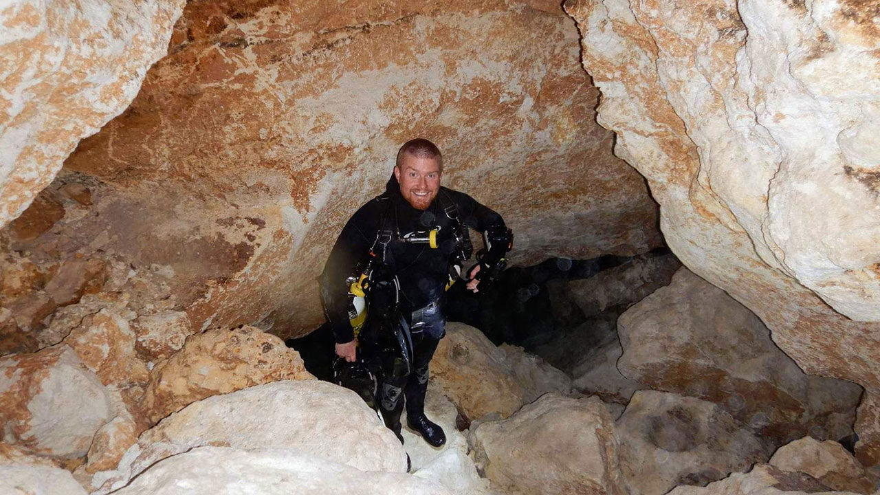 Diving deeper into generosity: Cave diver's charitable gift shines a light on giving back