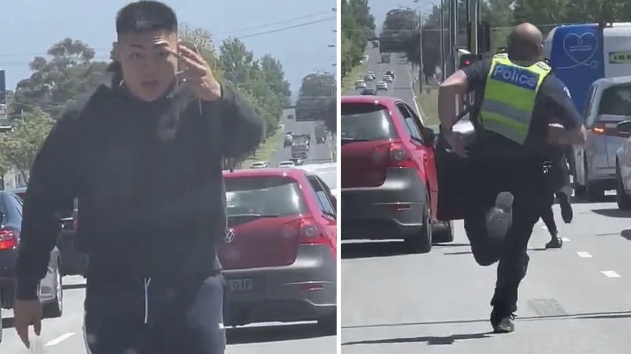 "Instant karma": Road rager charged after fleeing police