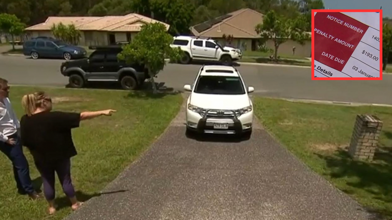 “This doesn’t make sense": Mum fined for parking in own driveway