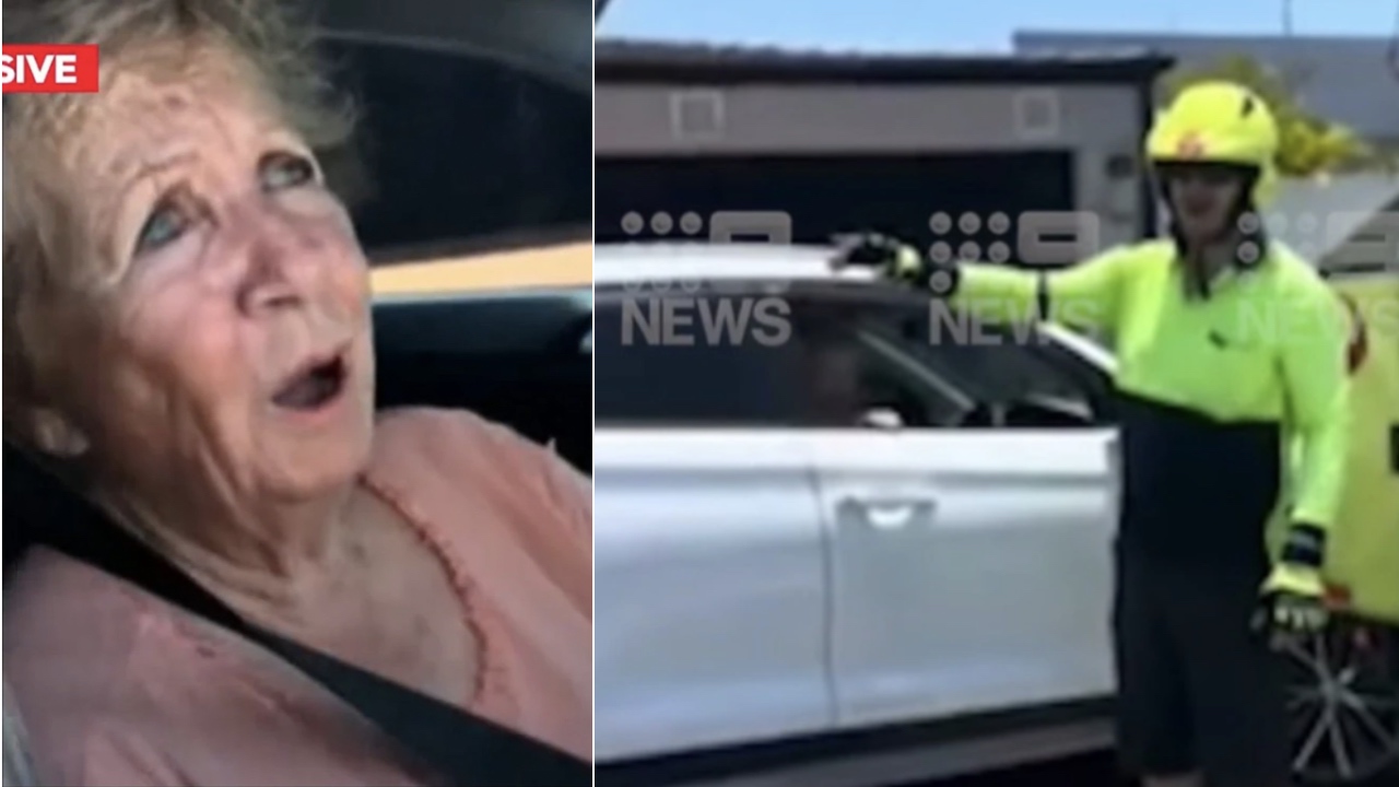 Elderly woman reduced to tears by irate postie