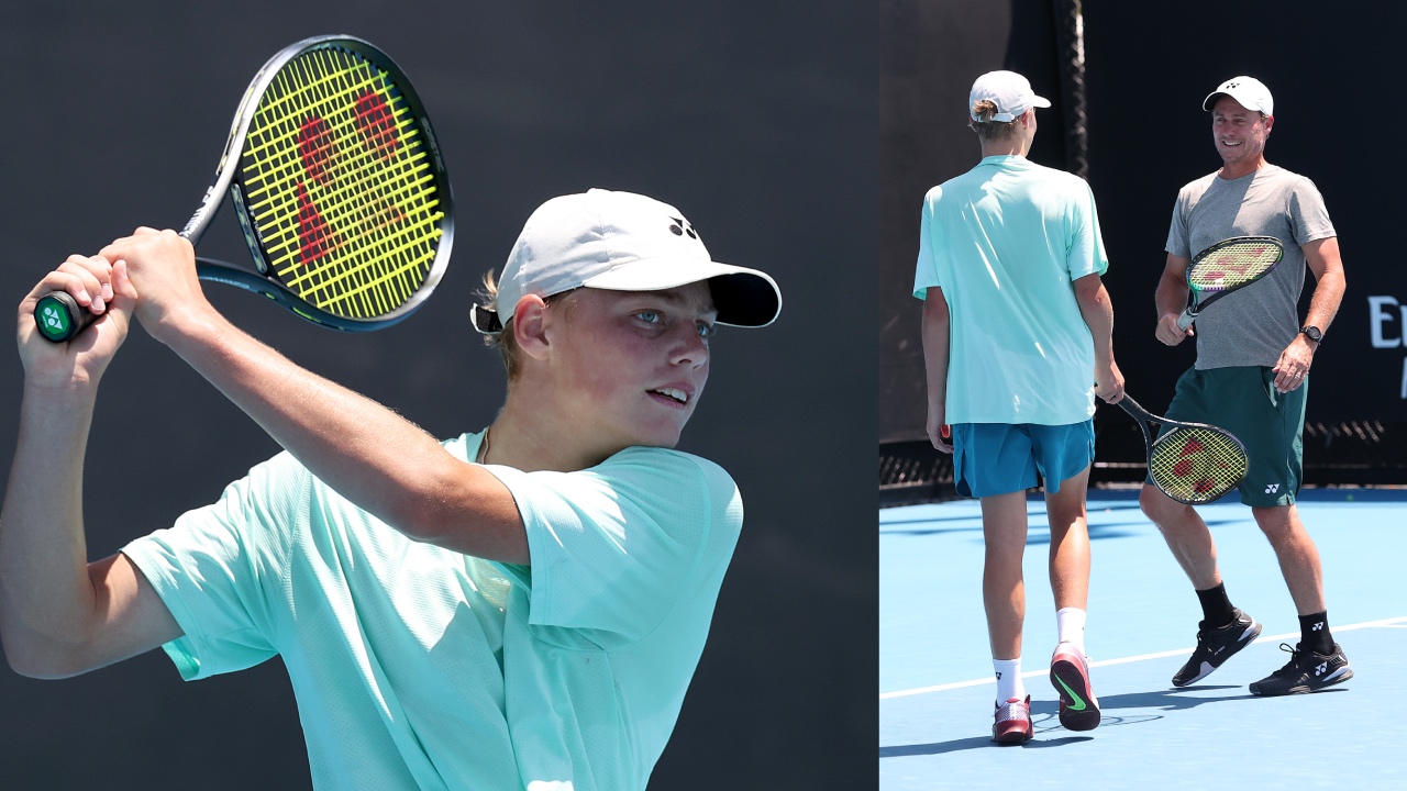 Cruz Hewitt makes his Australian Open debut