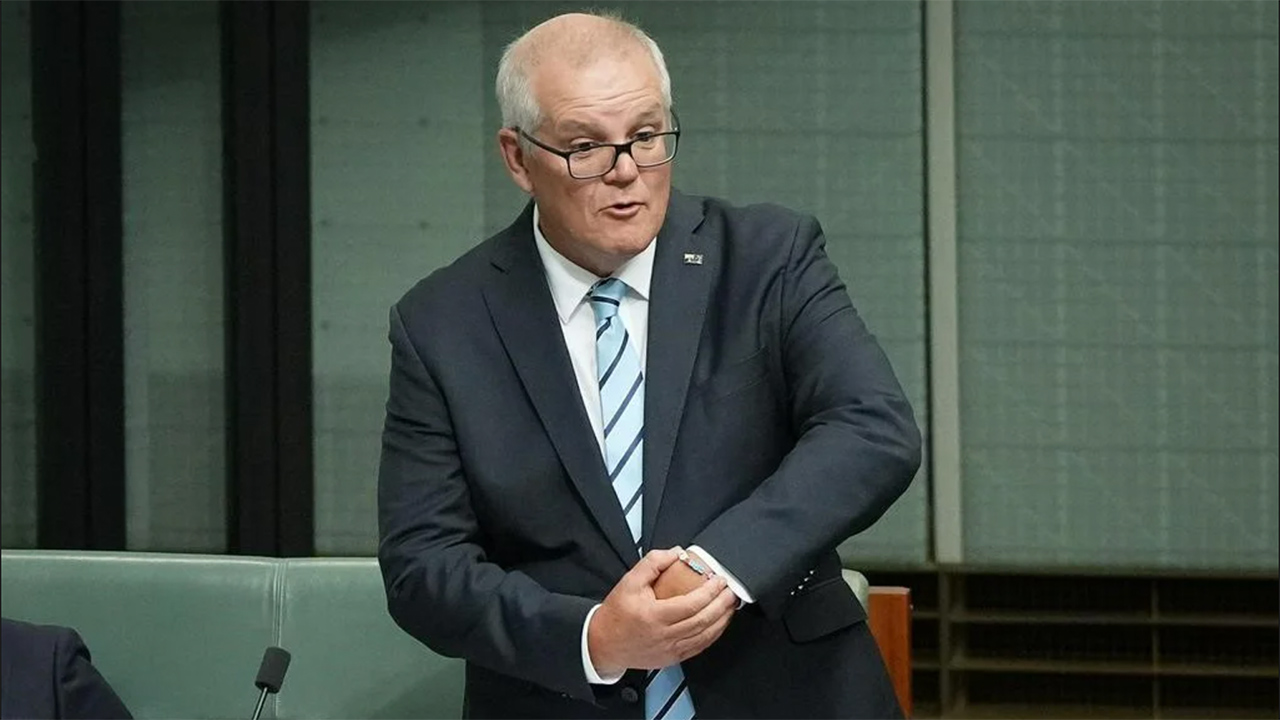 An emotional Scott Morrison delivers his last speech to parliament