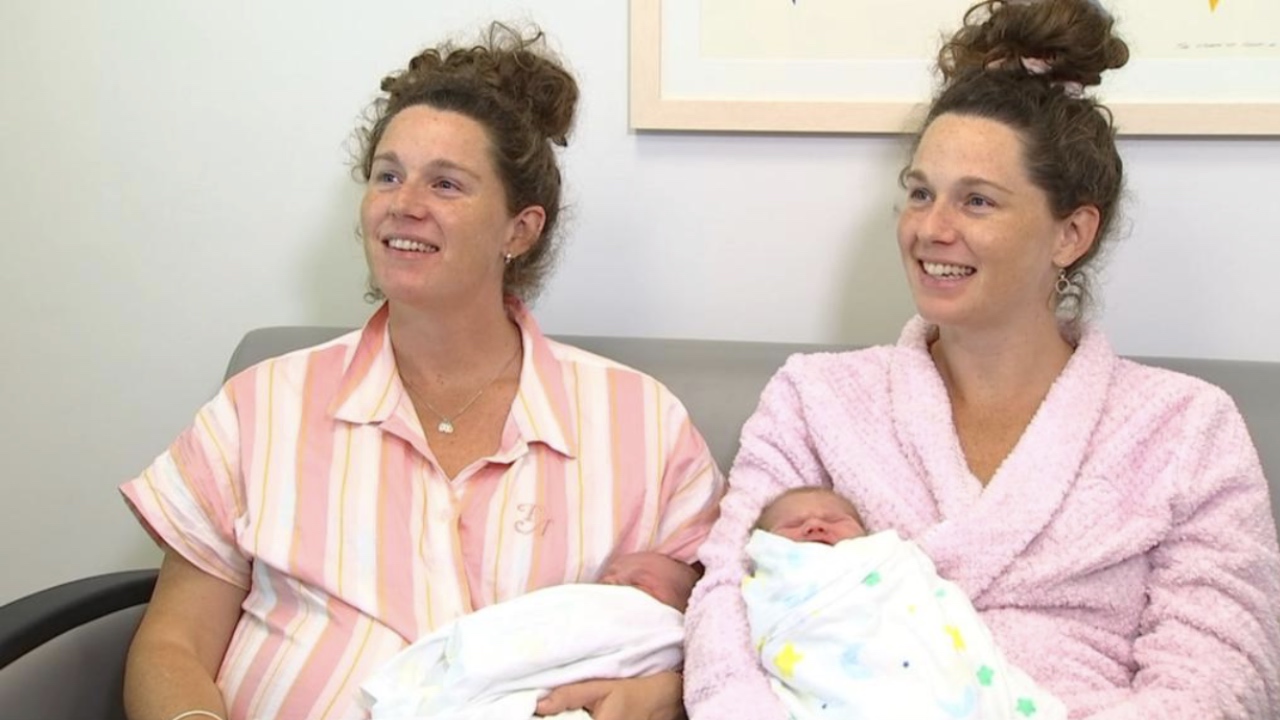 “Meant to be”: Twins give birth just 22 minutes apart