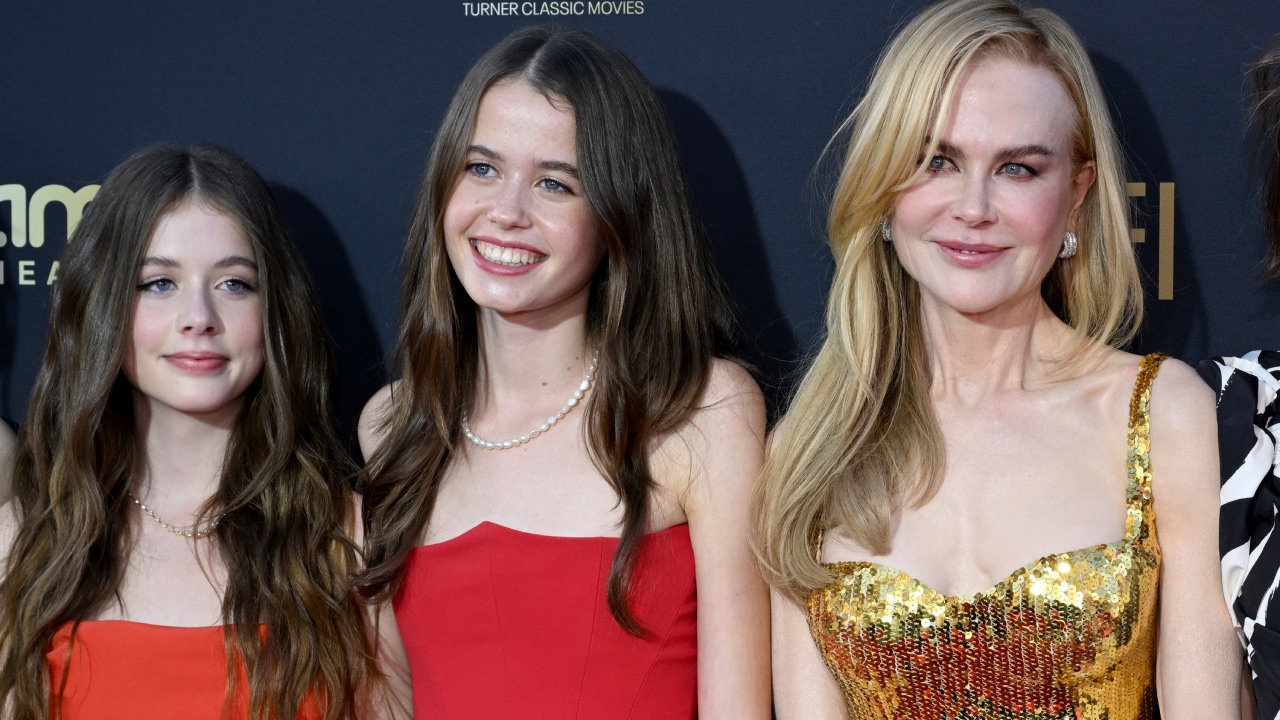 Nicole Kidman's daughters help celebrate mum's historic first