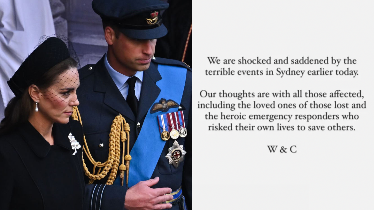 Royals issue heartfelt statement after Bondi attack