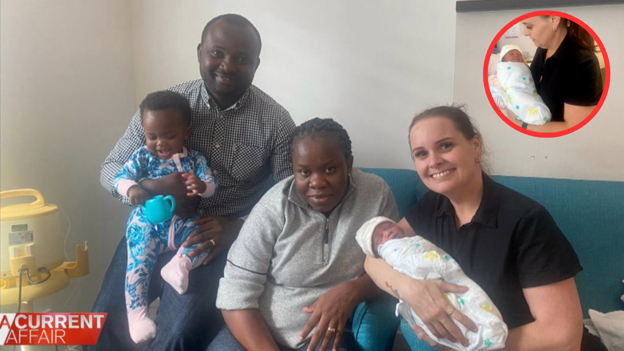 "Absolutely perfect": Shopkeeper meets baby she helped deliver in carpark