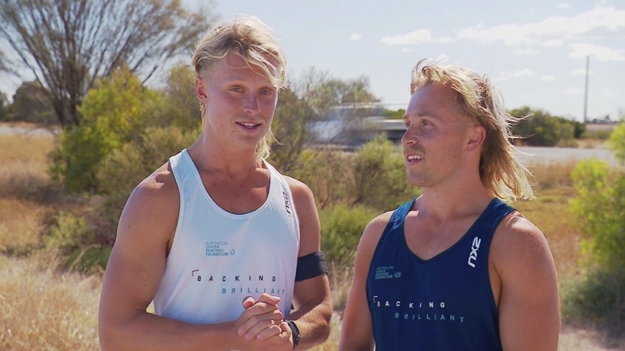 Brothers' epic journey across Australia to raise money for cancer