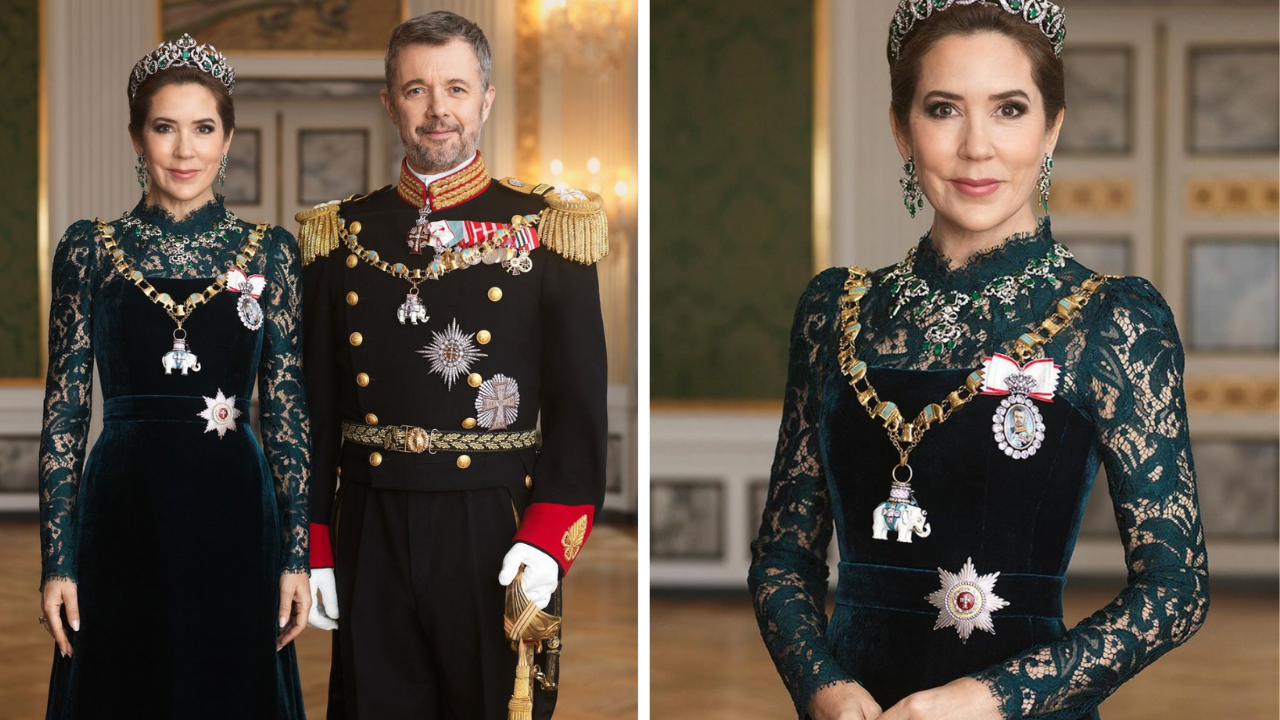 First official portrait of King Frederik and Queen Mary released