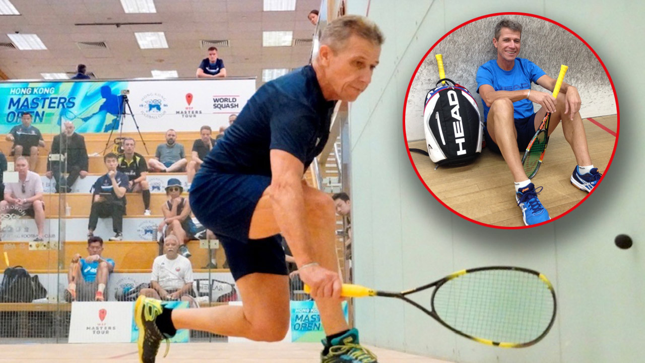 How niggling hip pain led a squash coach to life-saving cancer diagnosis