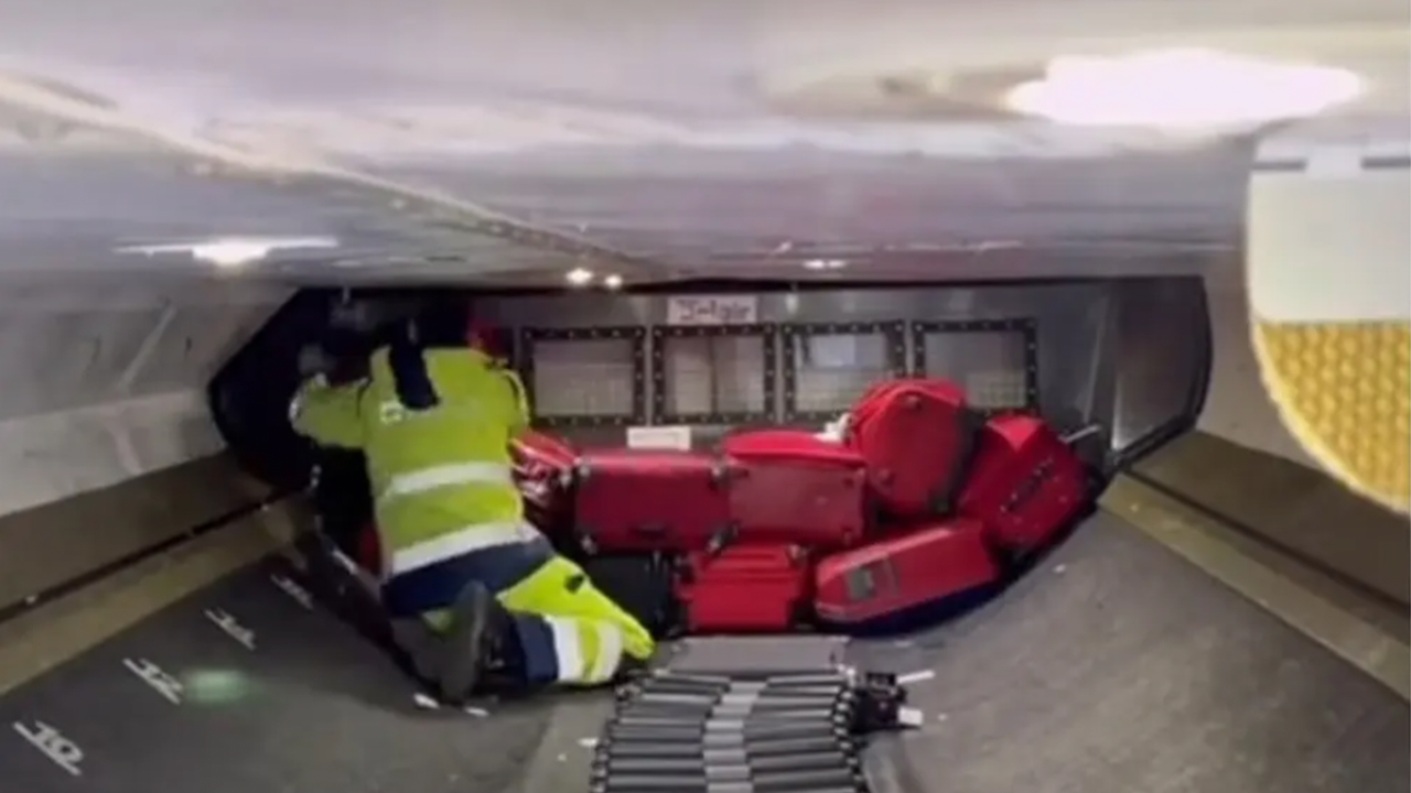 Do red bags get loaded onto a plane first? Travel hack goes viral