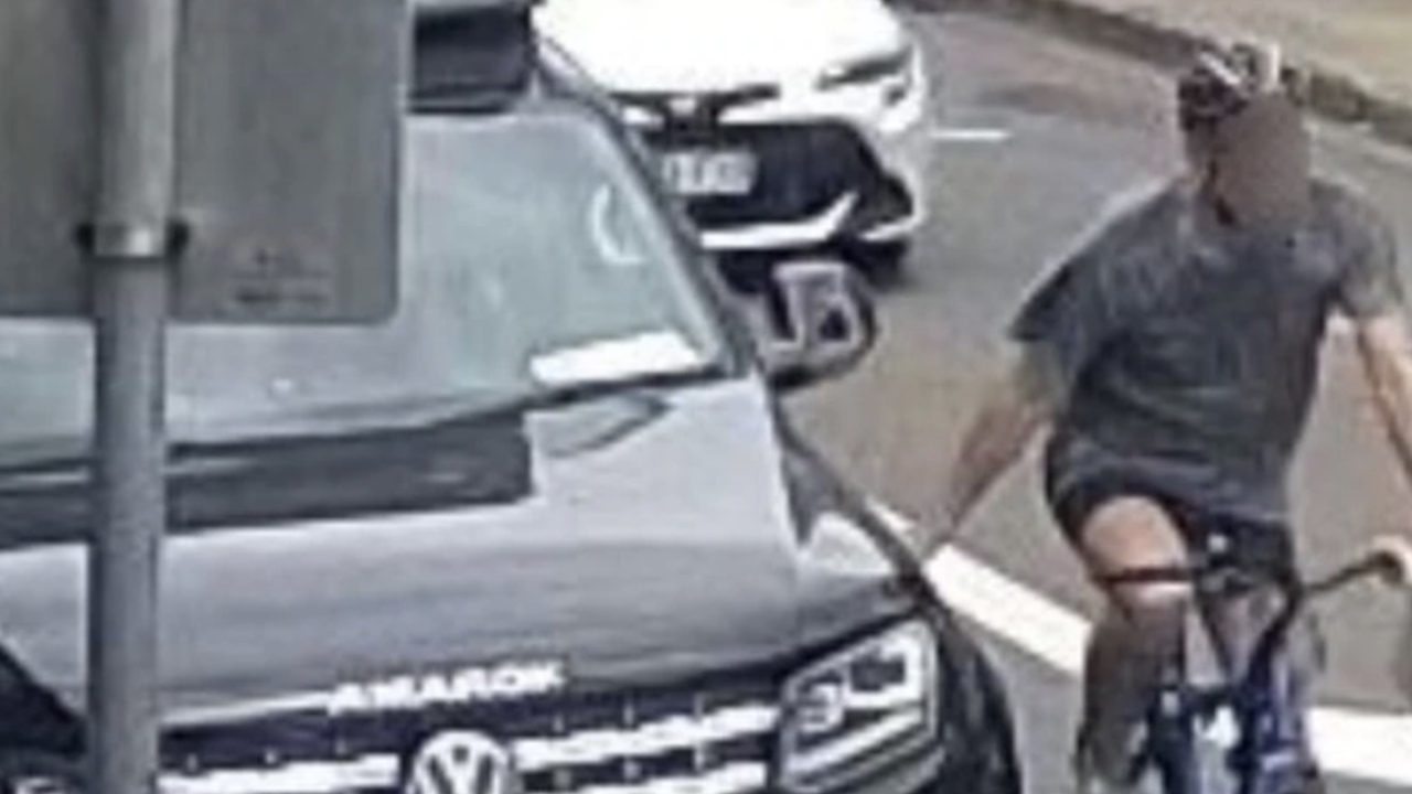 'Boomer' cyclist allegedly caught keying cars