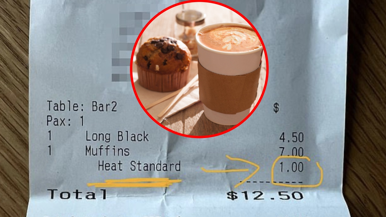 Cafe targeted online for charging customer a "heating fee"