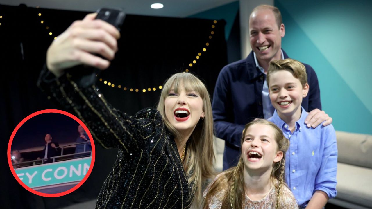 Prince William shakes it off at Taylor Swift's concert