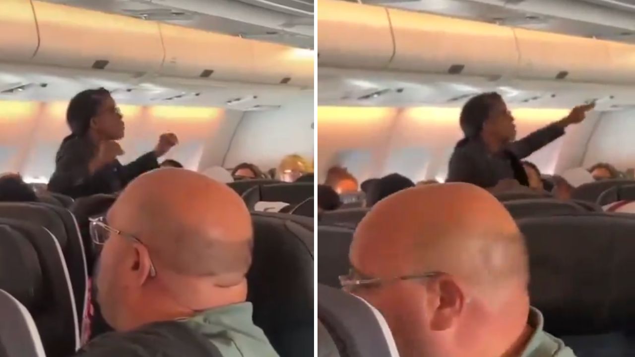 Flight cancelled after crew member loses it at passenger