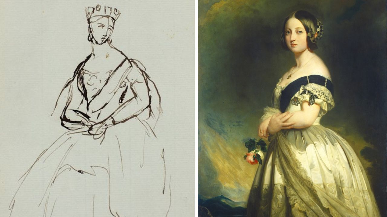 Drawings by teen Queen Victoria to go up for auction