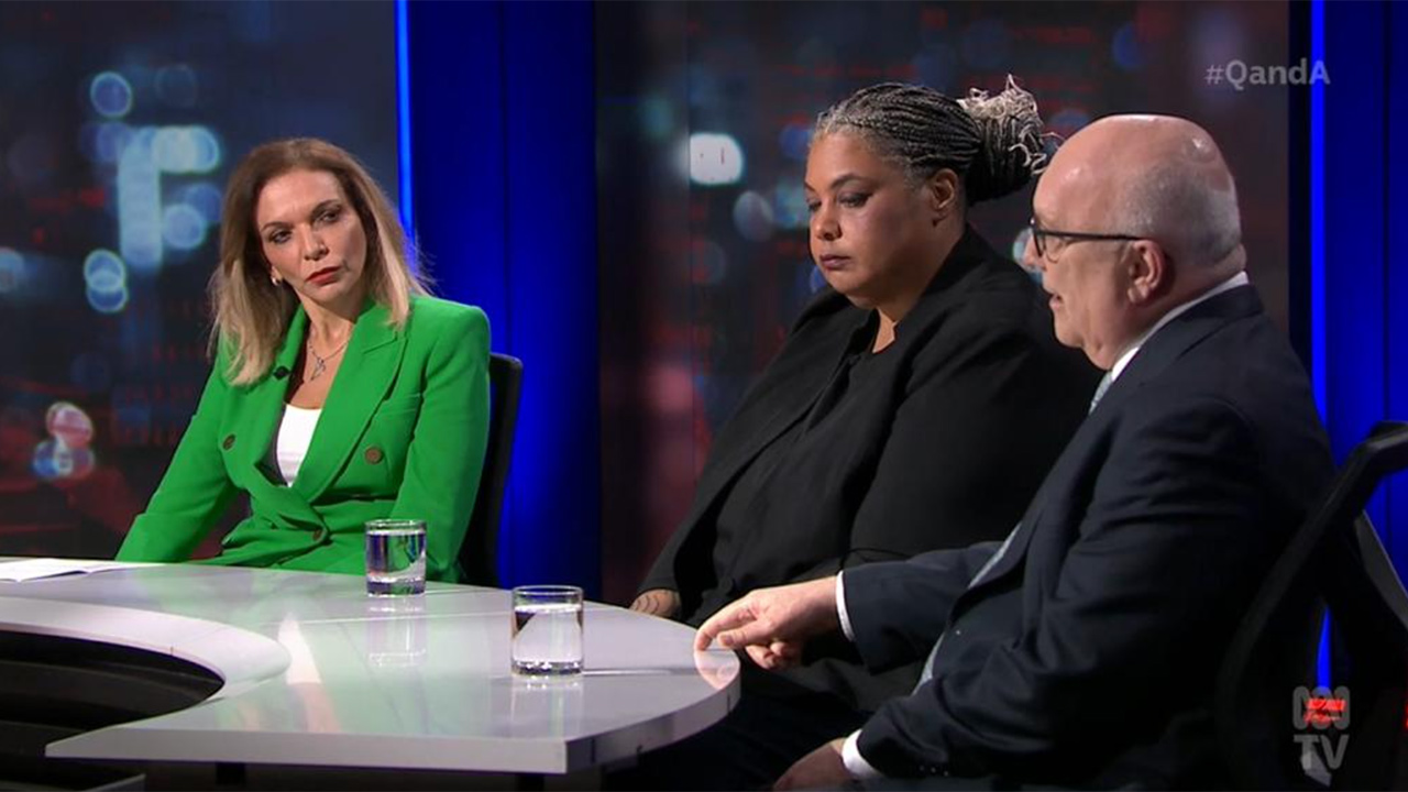 Q+A viewers stunned by "blatantly racist" question