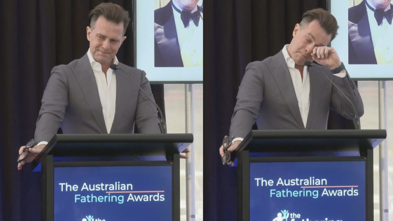 David Campbell's tearful acceptance of heartwarming award