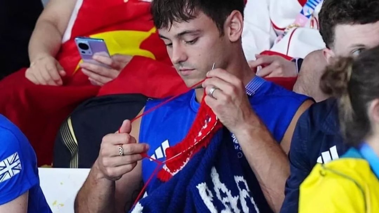 Knitting helps Tom Daley switch off. Its mental health benefits are not just for Olympians