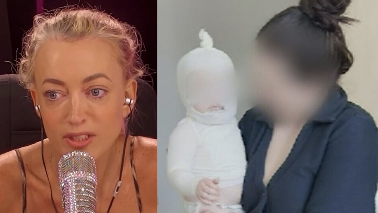 Jackie O breaks down over baby scalded in Brisbane park