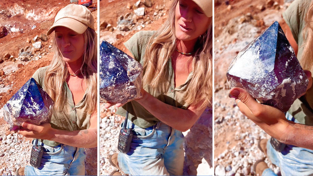 "Is that real?!": Woman finds "perfect" 4kg outback gem