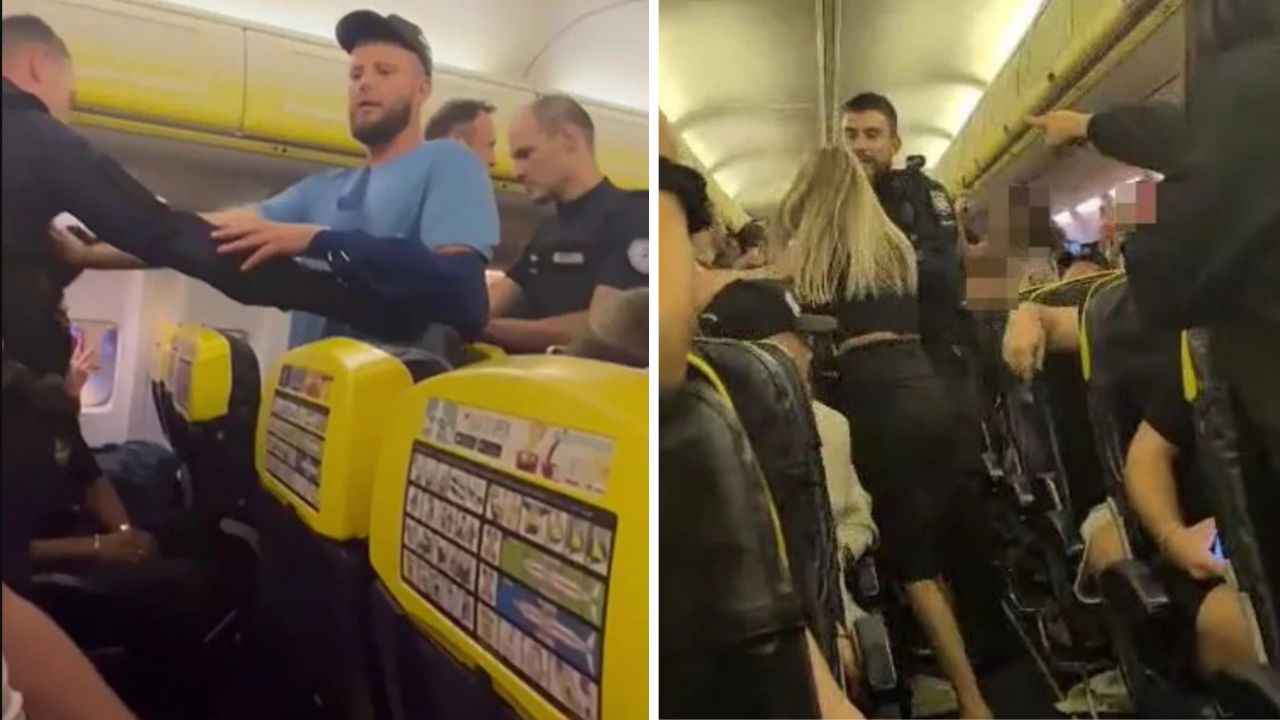 Drunk couple forces emergency landing after mid-air meltdown