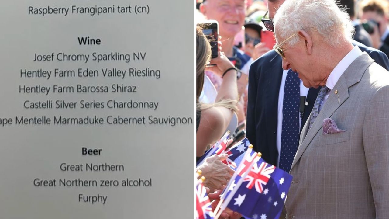 Surprising cost of King Charles' Aussie dinner item