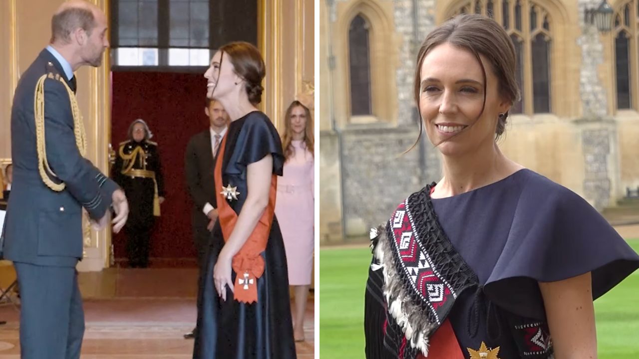 Jacinda Ardern receives Damehood at Windsor Castle