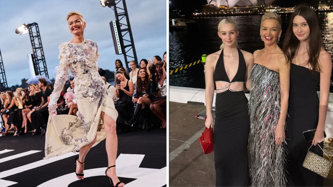 Jessica Rowe stuns in runway debut