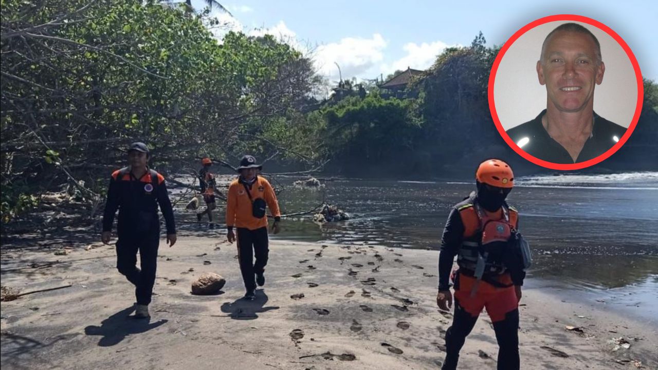 Desperate search after Aussie man swept out to sea while saving swimmer