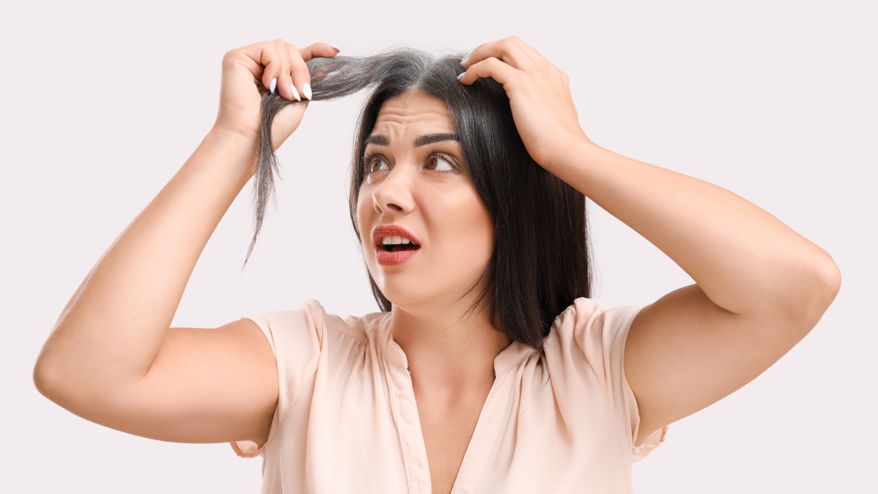 Is stress turning my hair grey?