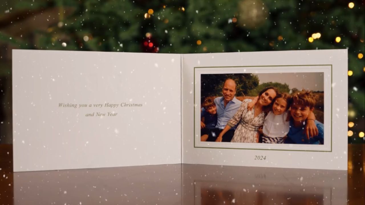 Prince William and Kate share poignant Christmas card