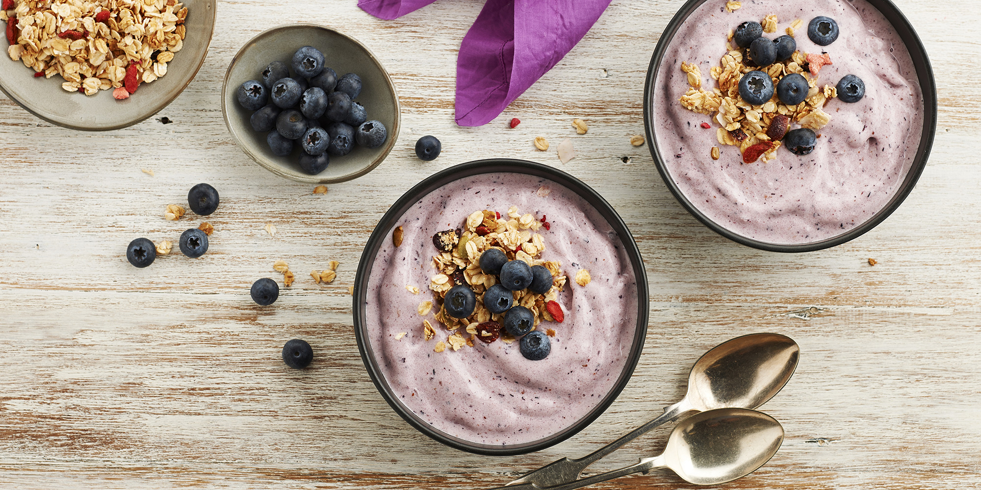 Berry breakfast smoothie bowls | OverSixty