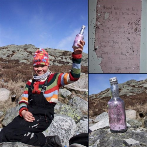 Message In A Bottle In Text -