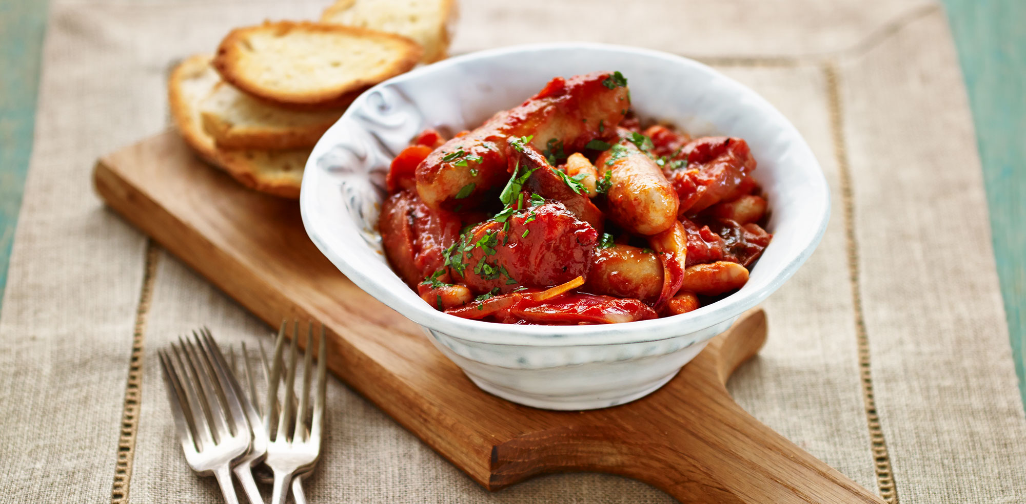BBQ pork sausage cassoulet | OverSixty