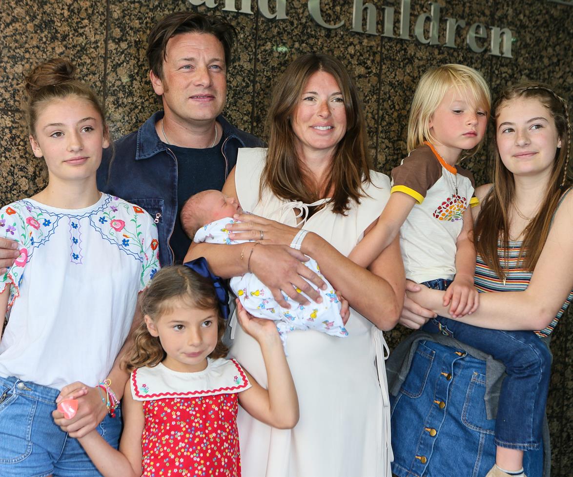 Jamie Oliver shows off baby son in new family photos | OverSixty