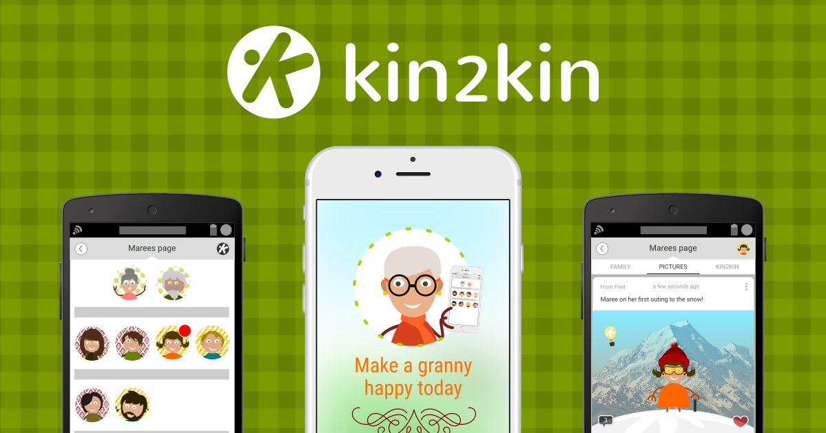 New app kin2kin enables you to message family for free