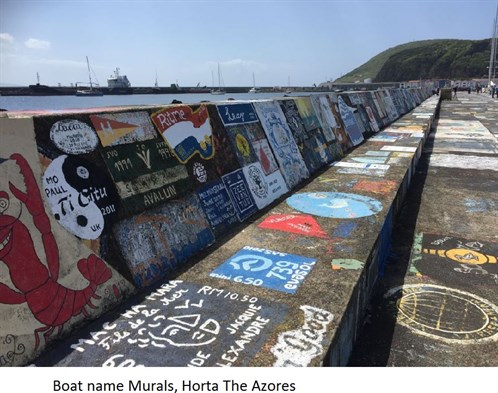 Boat Murals Horta The Azores 10