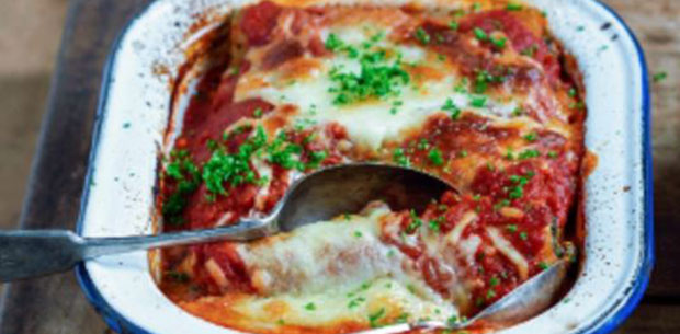 Spinach, basil and ricotta cannelloni | OverSixty